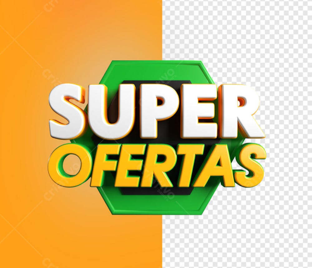 SUPER OFERTAS BASE HEXAGONO VERDE