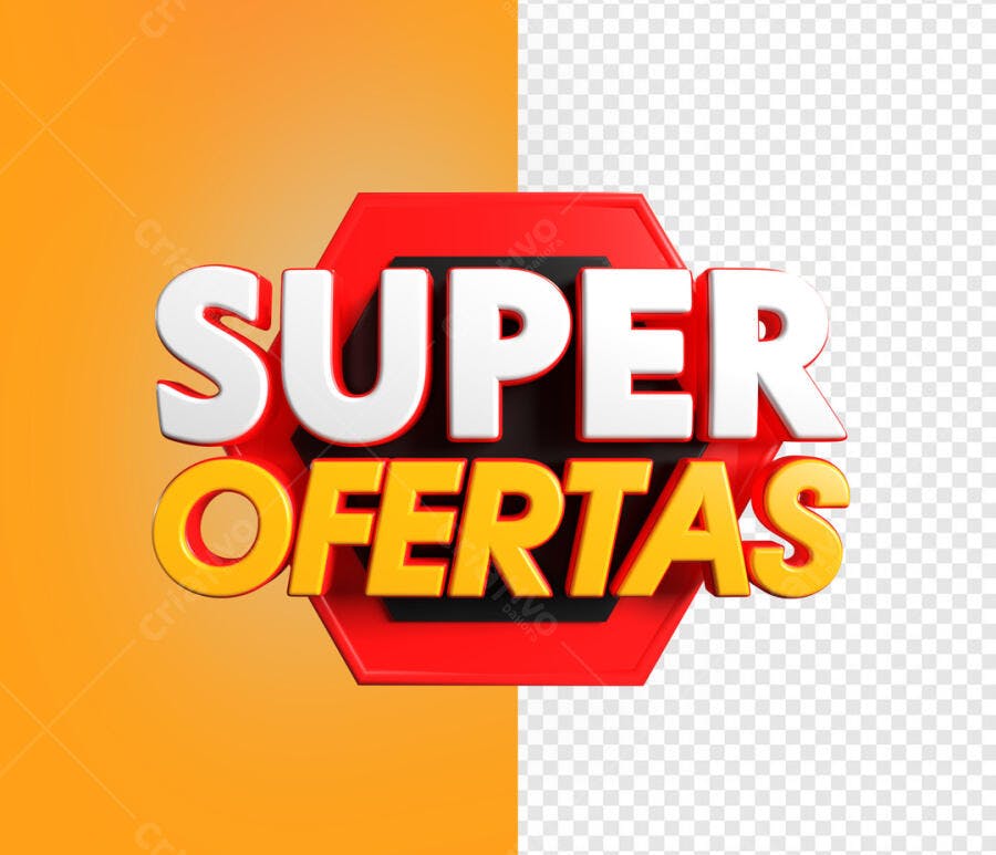 Banner Super Ofertas PSD Editável