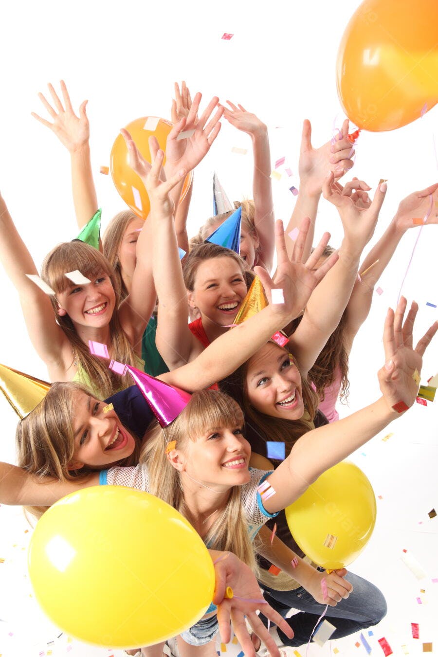 Amigas Celebrando Festa Aniversário