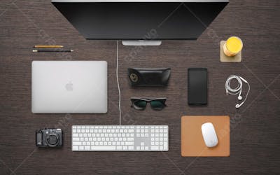 Mockup Flyer Scene