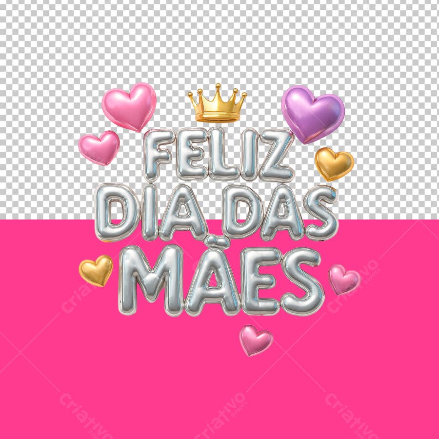 Arte Dia das Mães PSD Editável