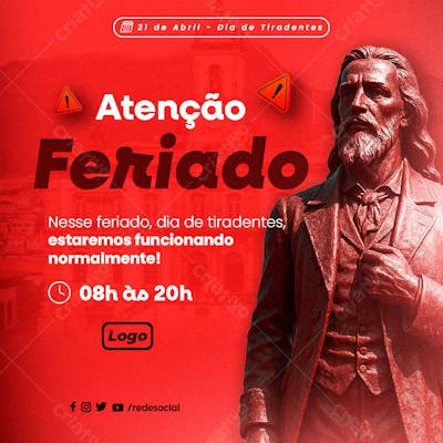 SOCIAL MEDIA DIA DE TIRADENTES