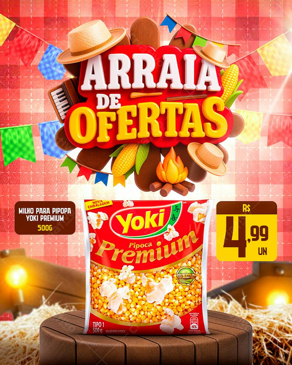 Social Media São João Arraiá de Ofertas