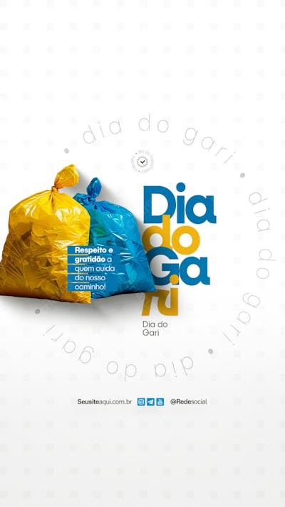 Dia do Gari - 16 de Maio -  Social Media PSD Editável (11)