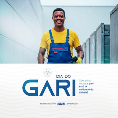 Dia do Gari - 16 de Maio -  Social Media PSD Editável (18)