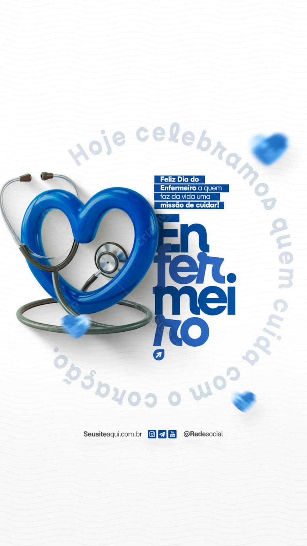 Dia Mundial do Enfermeiro - 12 de maio Social Media PSD Editável (4)