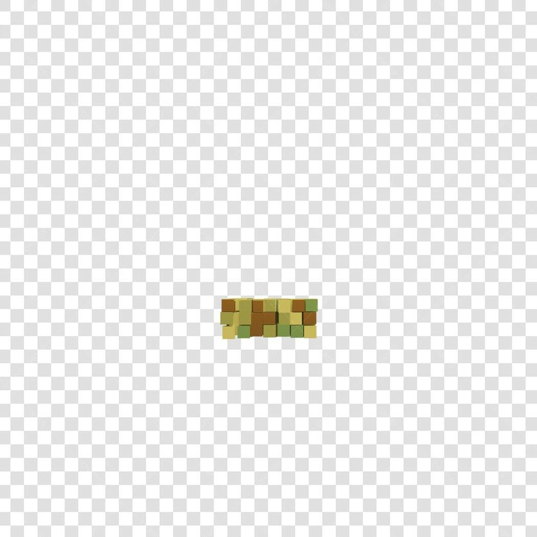 Textura de bloco camuflado militar PNG com fundo transparente