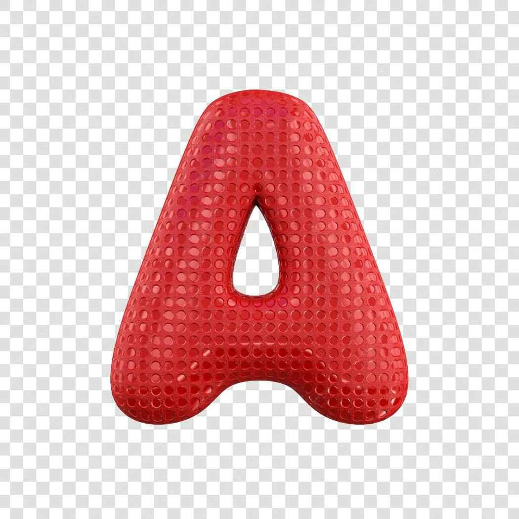 Logo Alfabeto Letra A PNG com fundo transparente