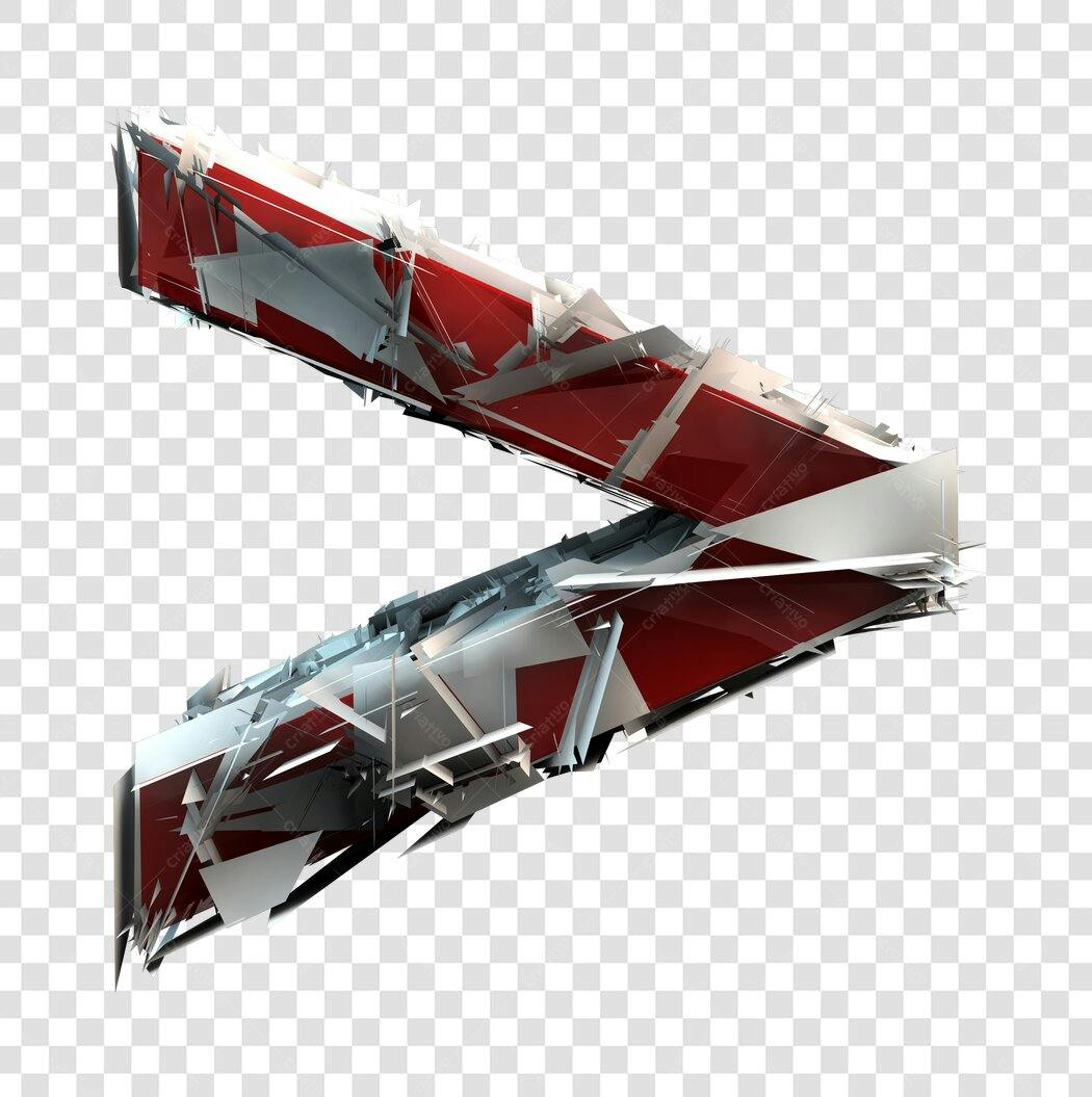 Tipografia Sinal Maior Que 3D Vermelho PNG com fundo transparente