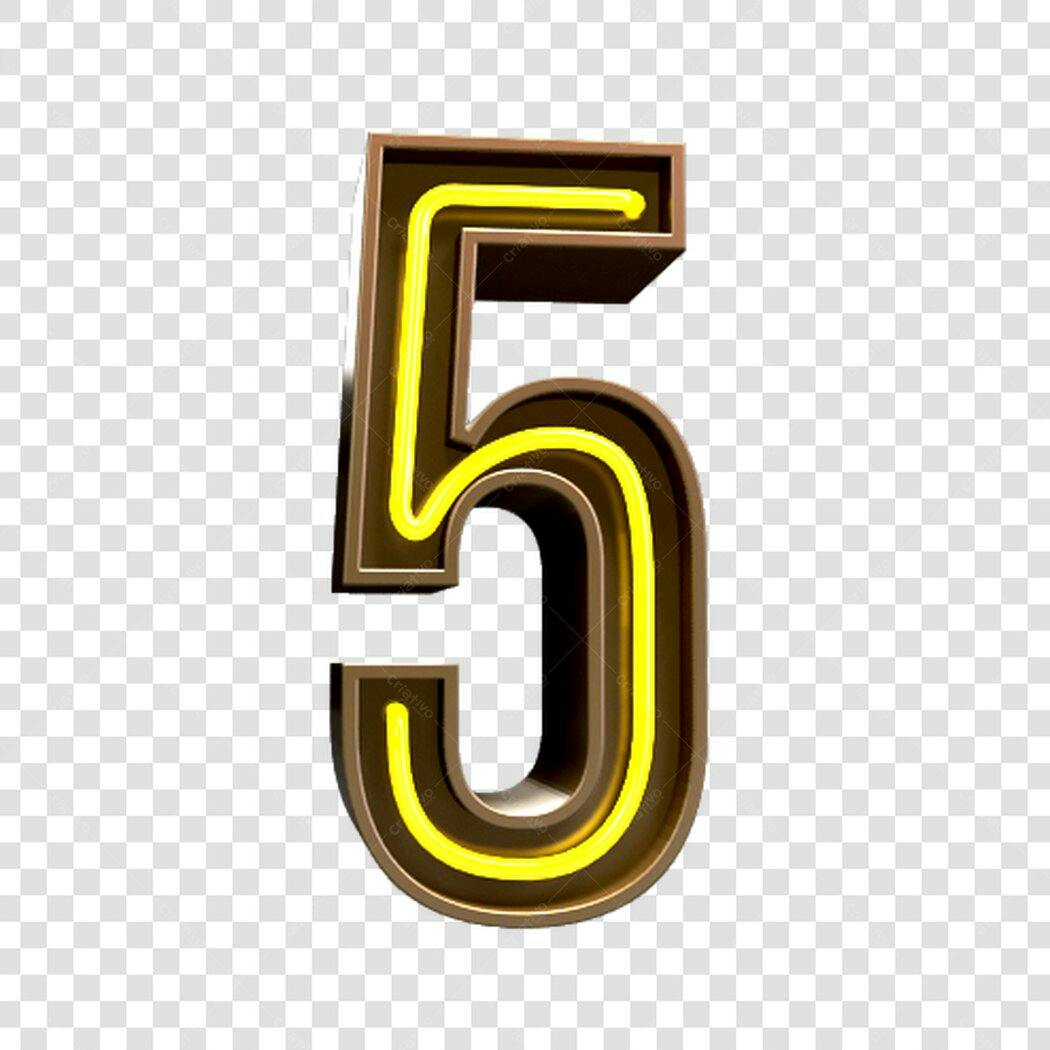 Logo Aniversário 5 anos PNG com fundo transparente