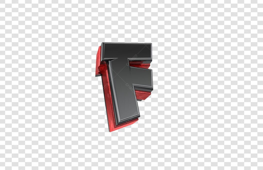 Logo da letra T 3D moderna PNG com fundo transparente