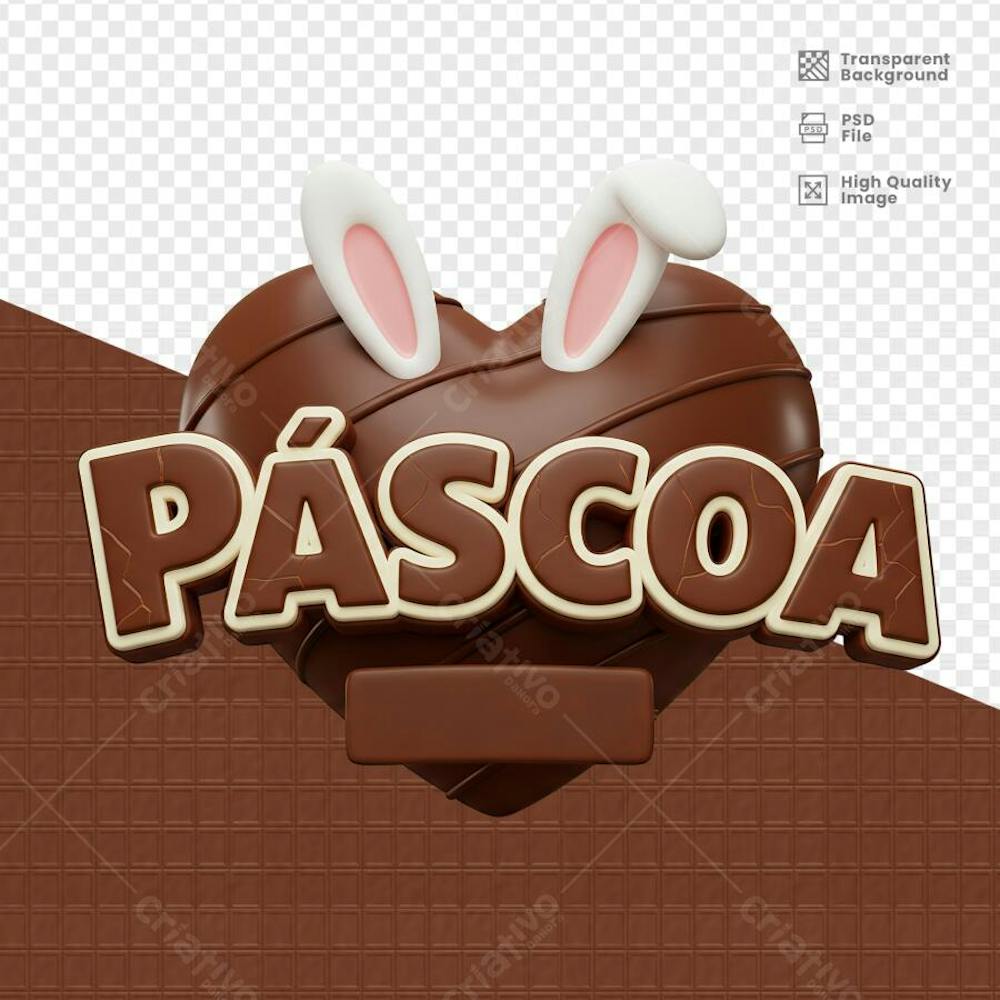 SELO 3D PARA PASCOA 13