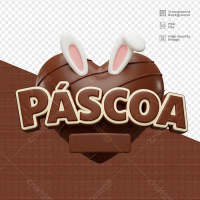 SELO 3D PARA PASCOA 13