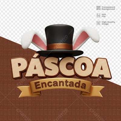 SELO 3D PARA PASCOA 14