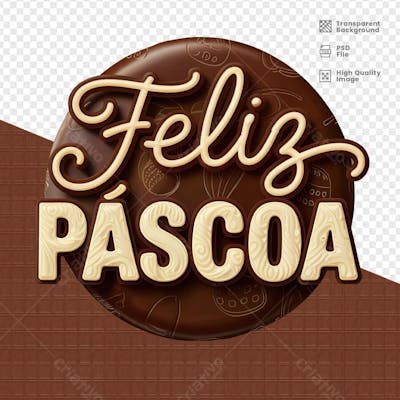 SELO 3D PARA PASCOA 40