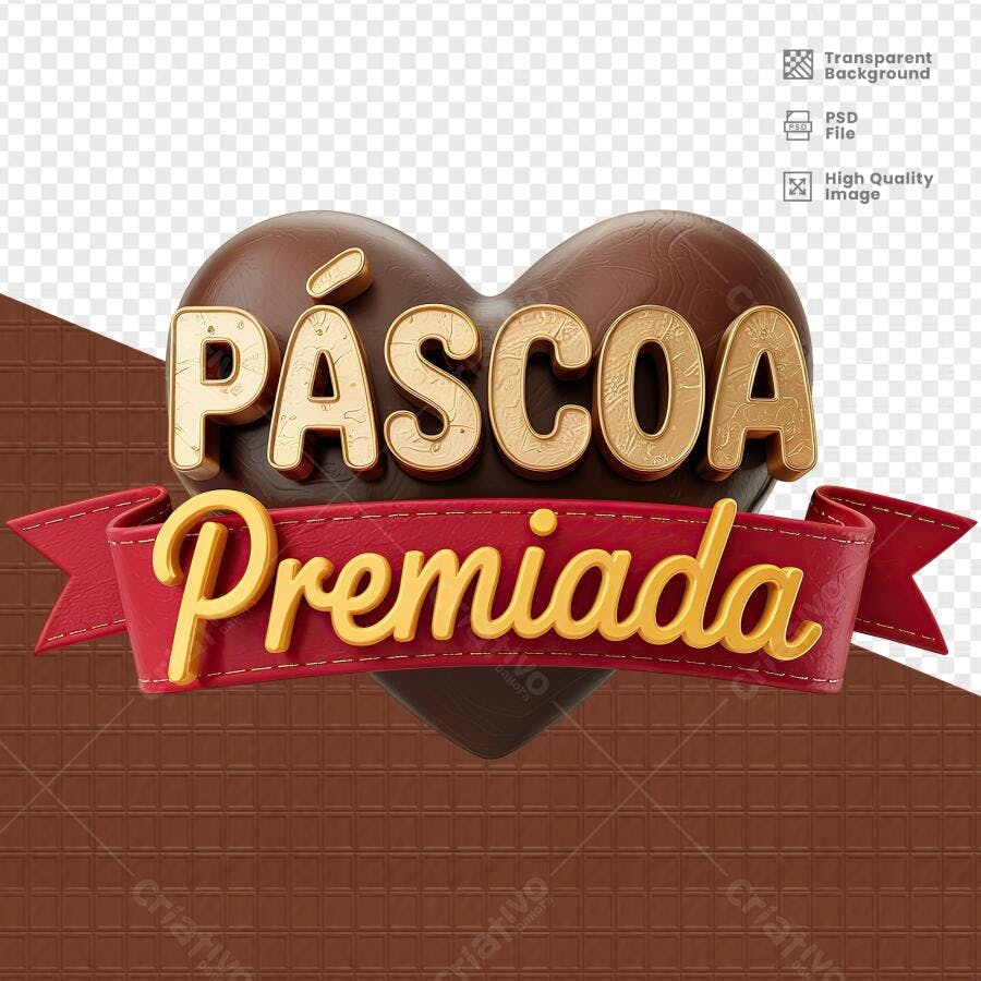 Banner Páscoa Premiada PSD Editável