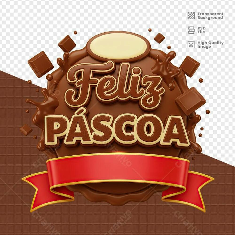 SELO 3D PARA PASCOA 34