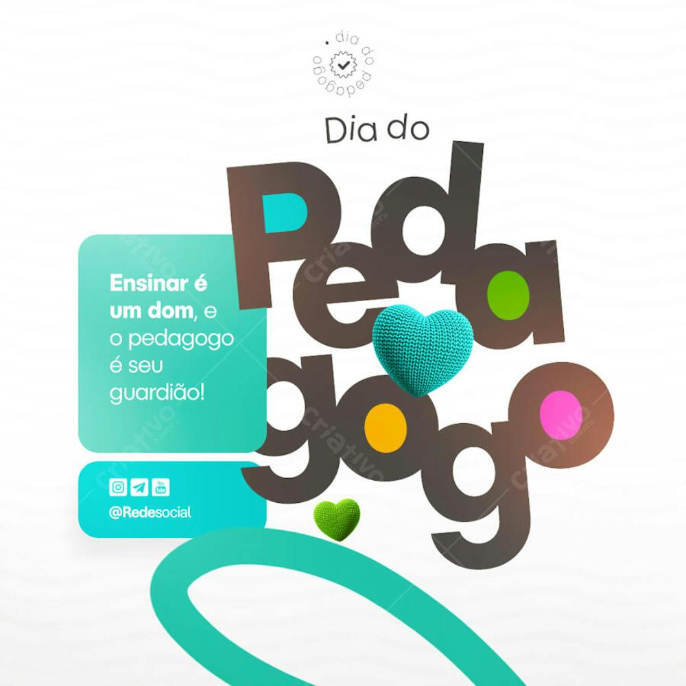 Dia do Pedagogo - 20 de Maio Social Media PSD Editável (14)