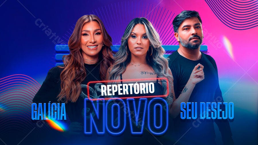 Flyer para Show Musical PSD Editável