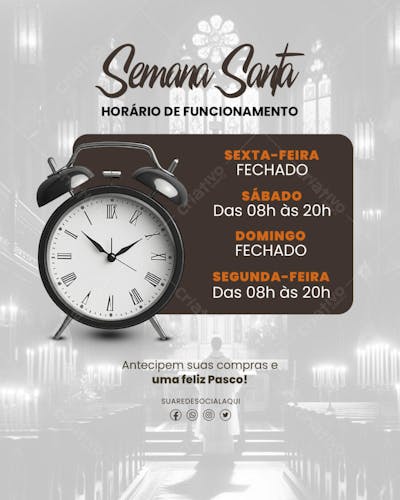 horario de funcionamento semana santa 01