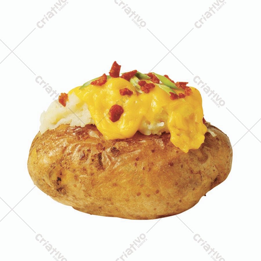Batata Recheada Queijo Bacon Cebola