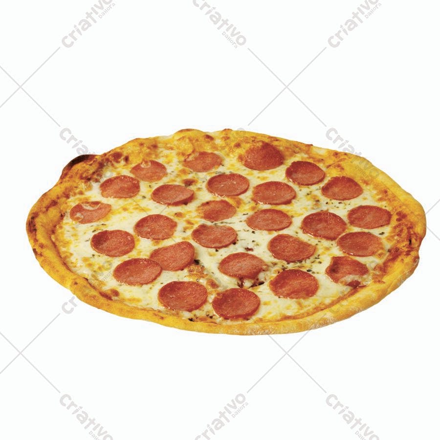 Pizza de Pepperoni deliciosa e crocante