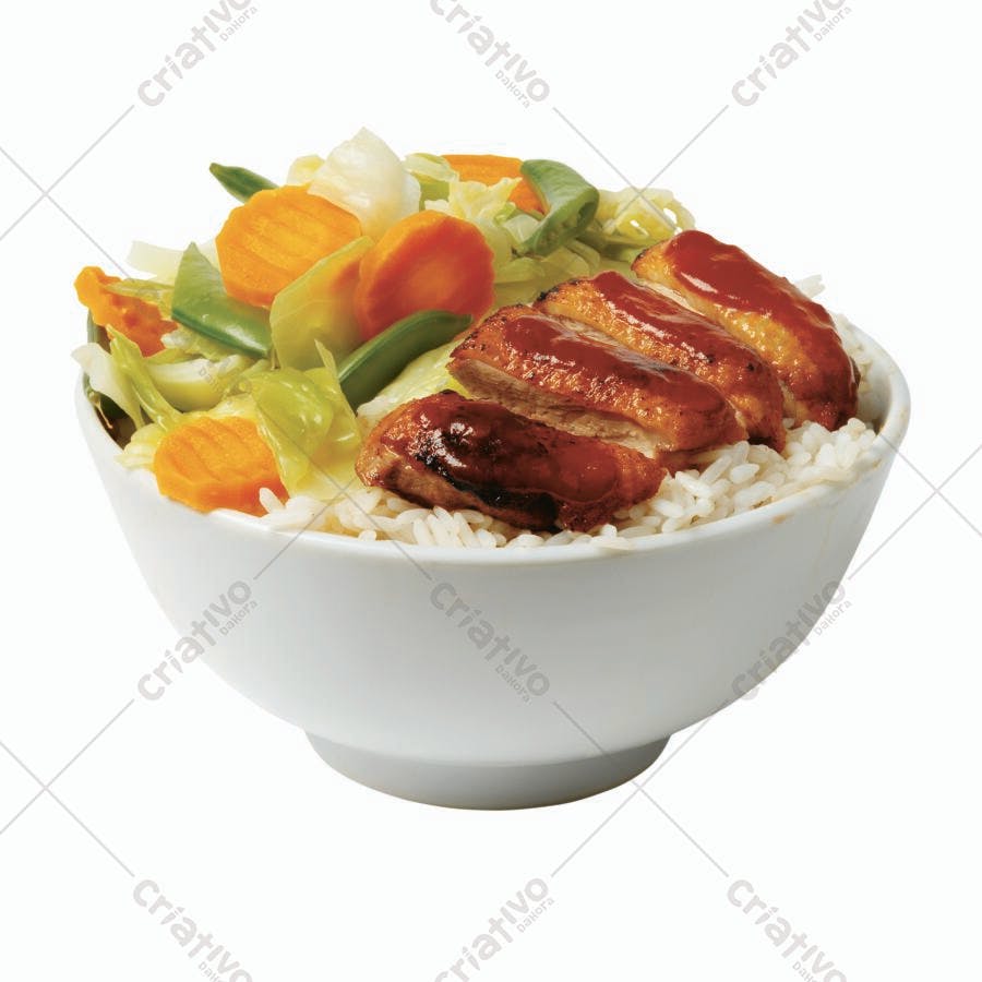 Prato de Arroz com Pato e Legumes