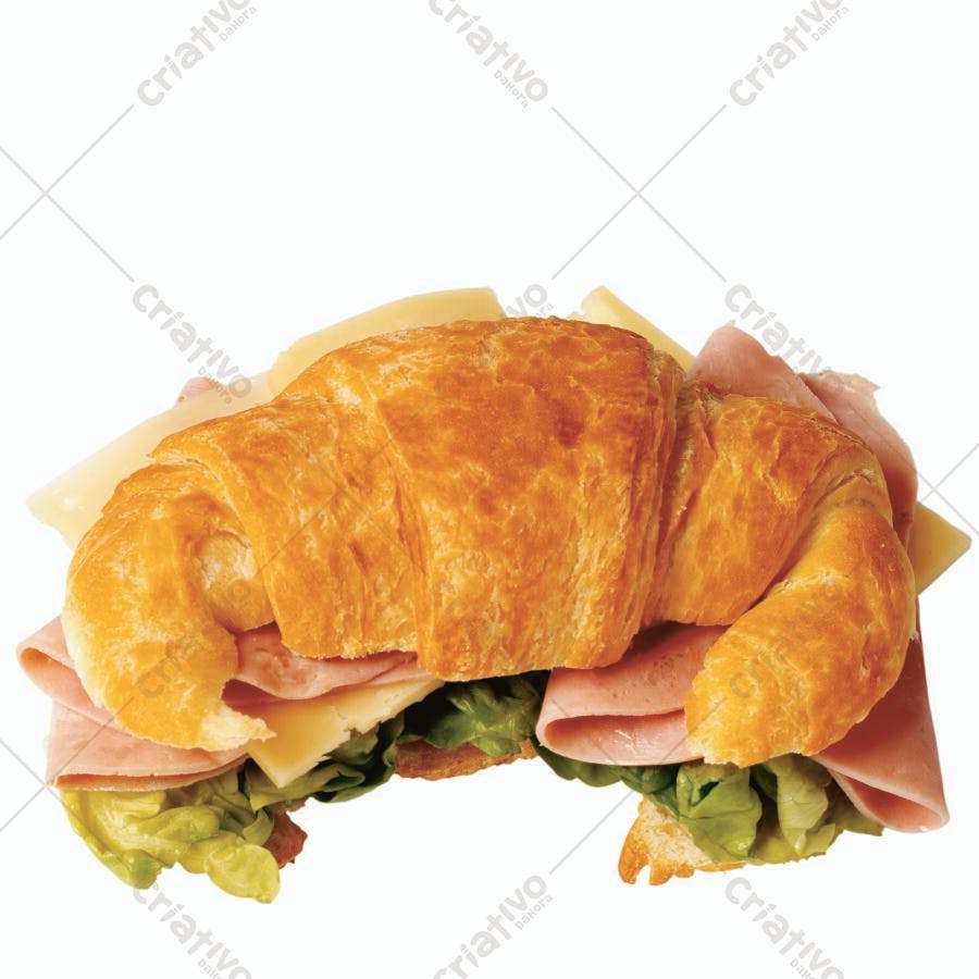 Croissant com Presunto e Queijo