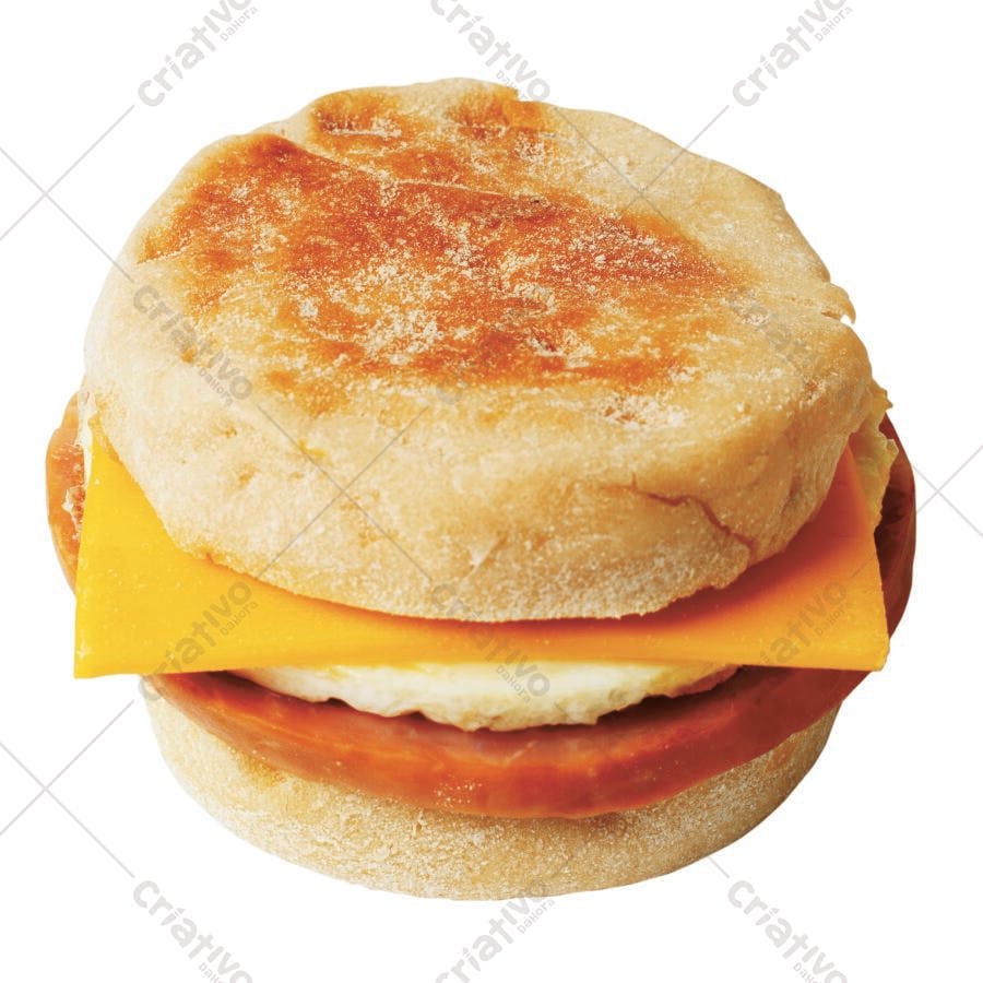 Sanduíche de café da manhã com queijo e ovo