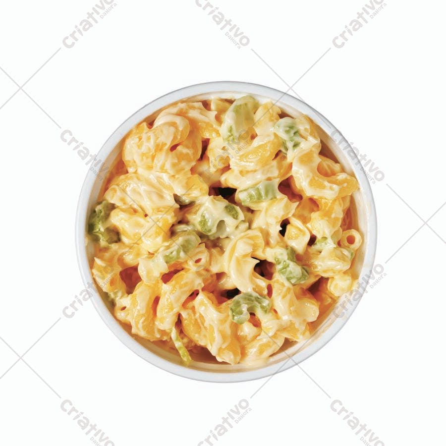 Macarrão com Queijo cremoso e aipo