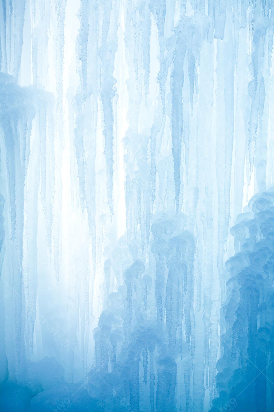 Gelo azul formação glacial inverno