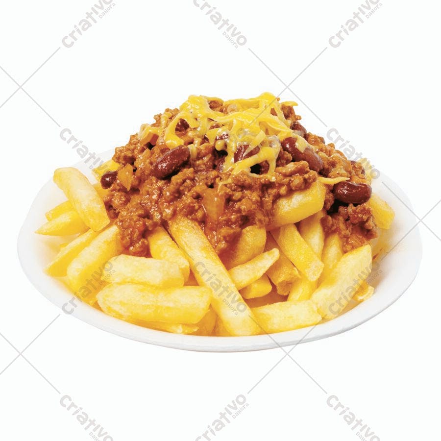Batata frita com chili e queijo cheddar