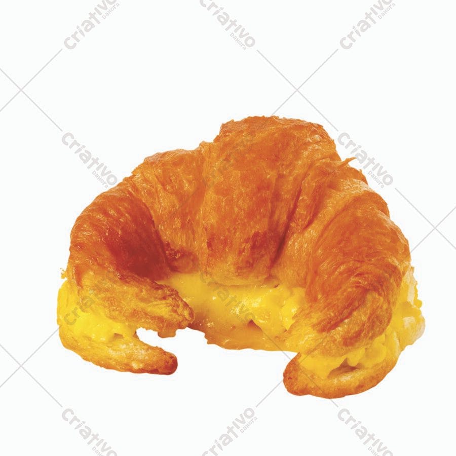 Croissant de queijo cremoso