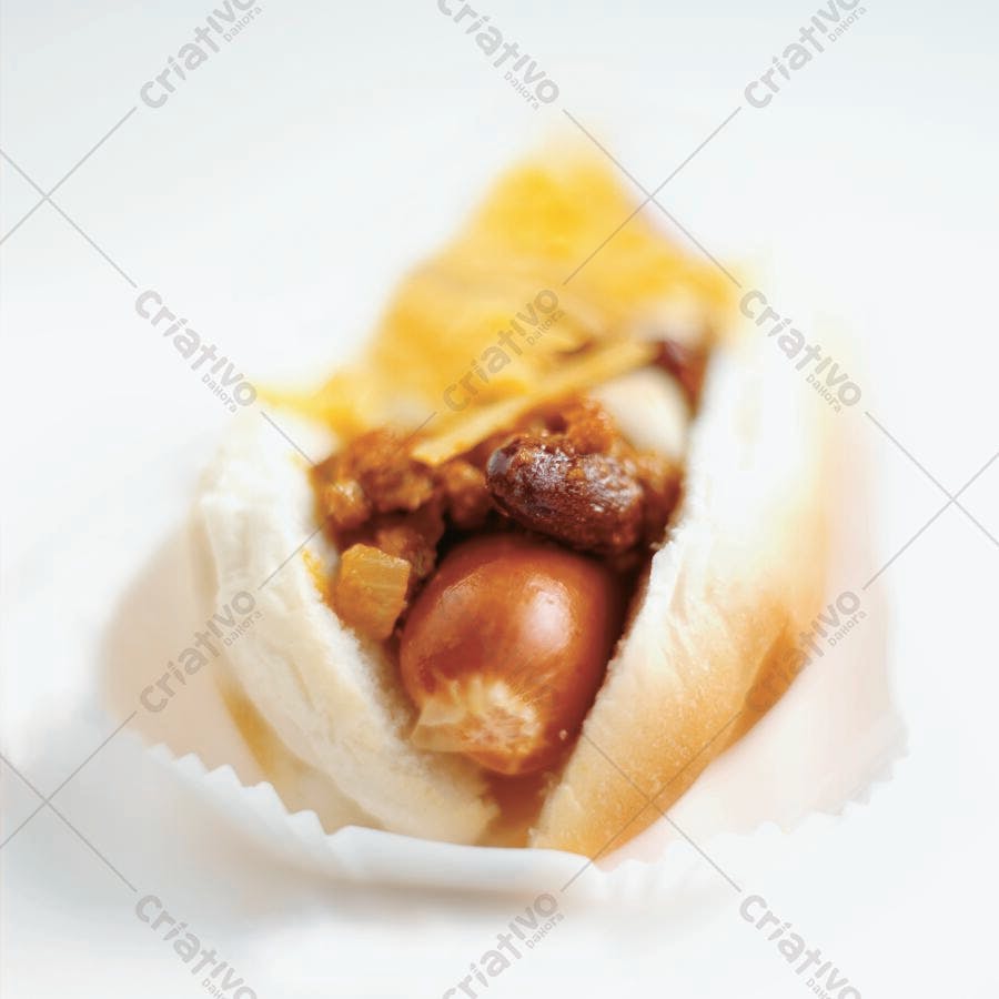 Hot Dog com Chili e Queijo