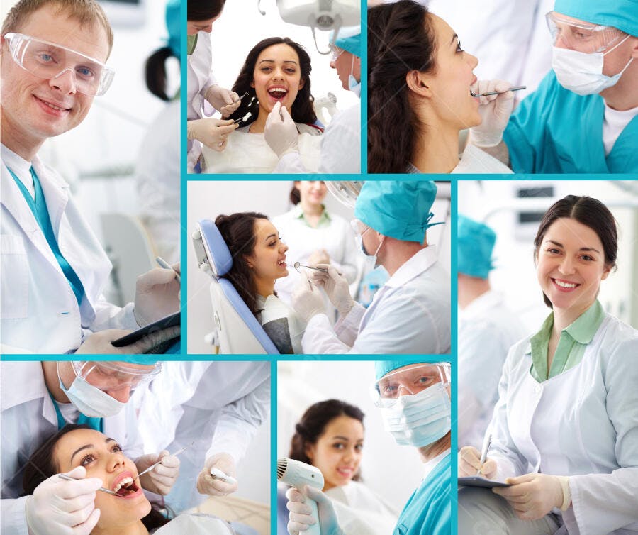 Consultório Odontológico Equipe e Pacientes