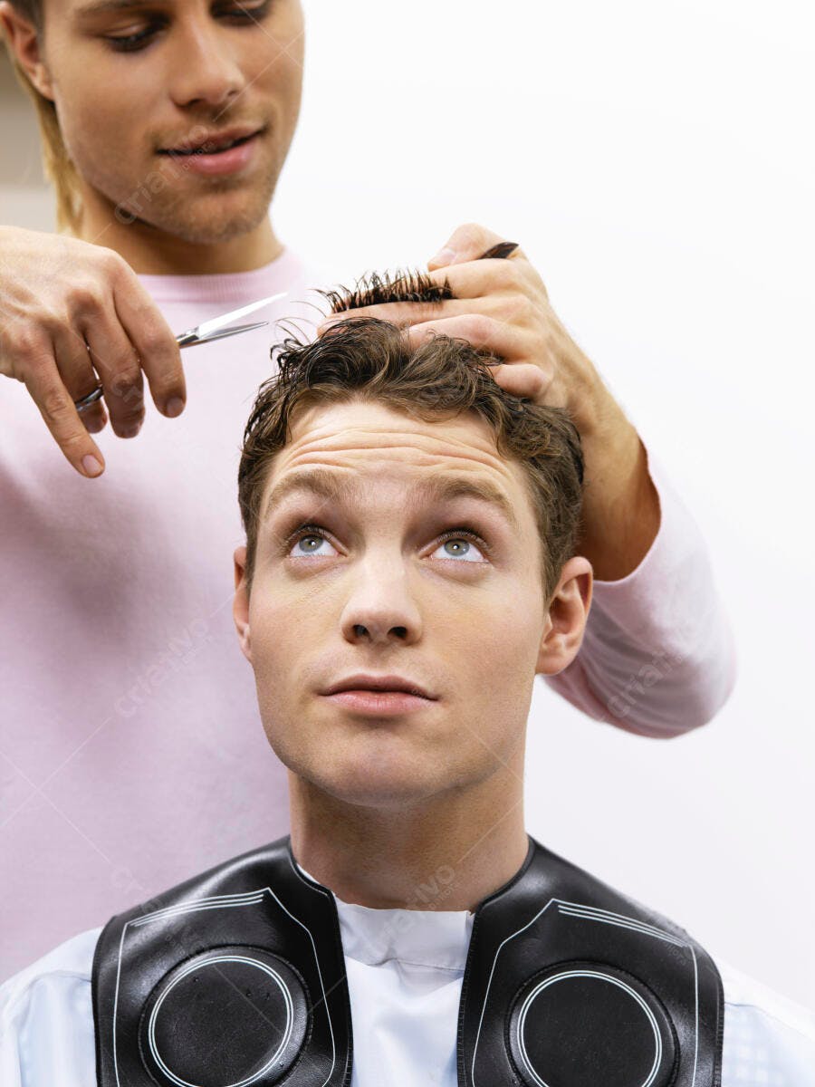 Corte de cabelo masculino salão de beleza