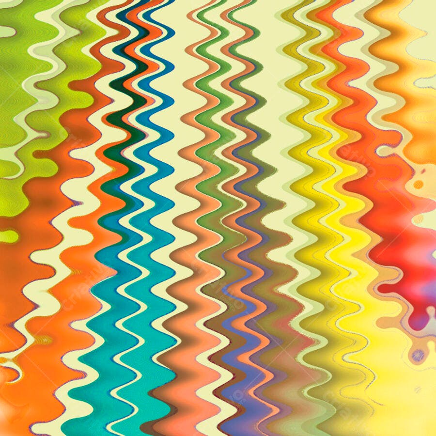 Padrão abstrato colorido em ondas