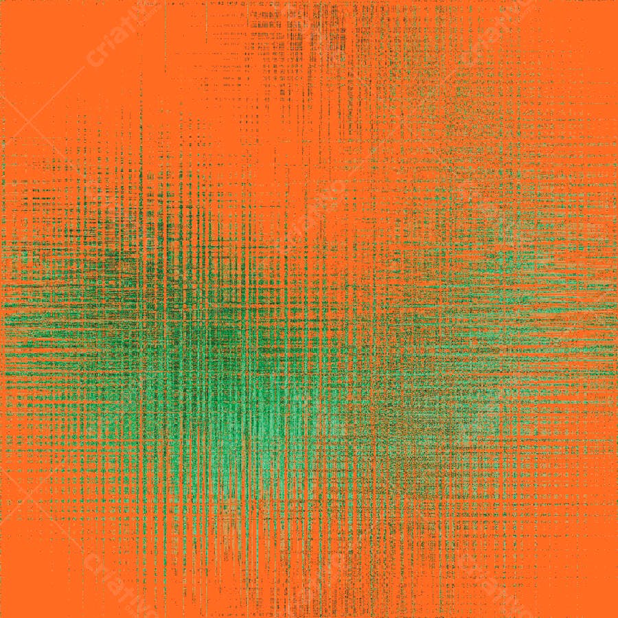 Textura Abstrata Laranjada e Verde