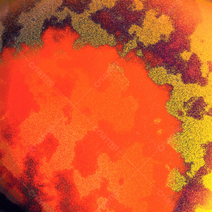 Textura Abstrata Laranja e Dourada