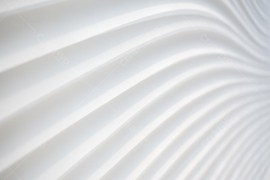 Textura abstrata branca em curvas suaves