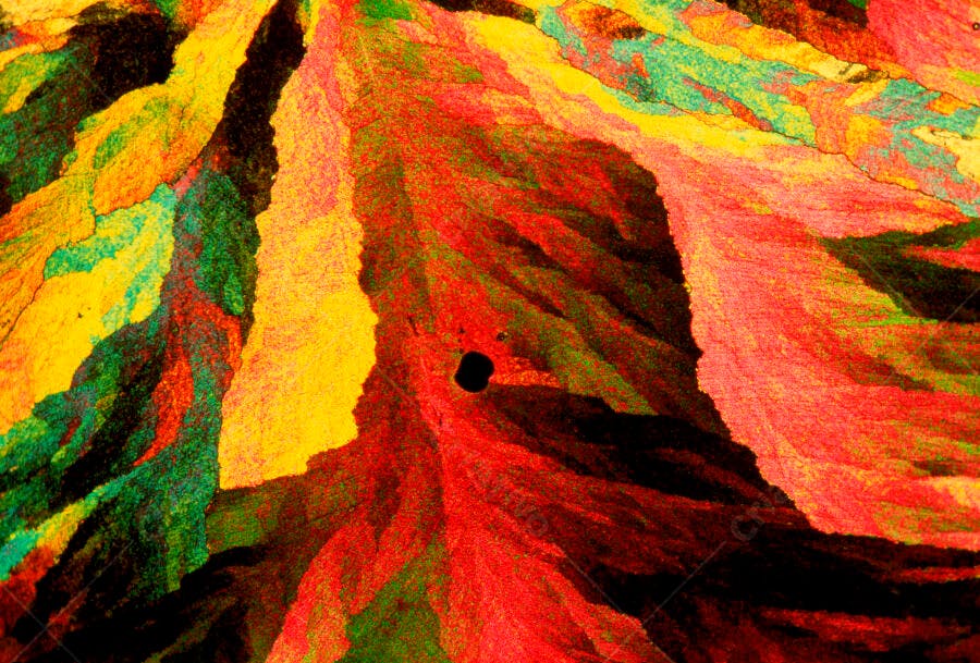 Textura Abstrata Vermelho e Amarelo