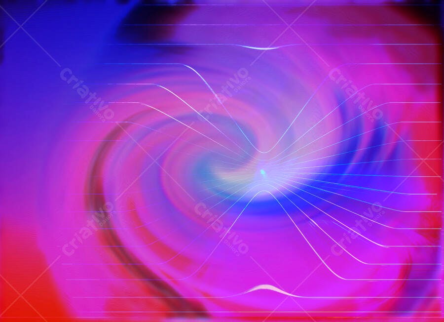 Arte Abstrata Rosa e Azul