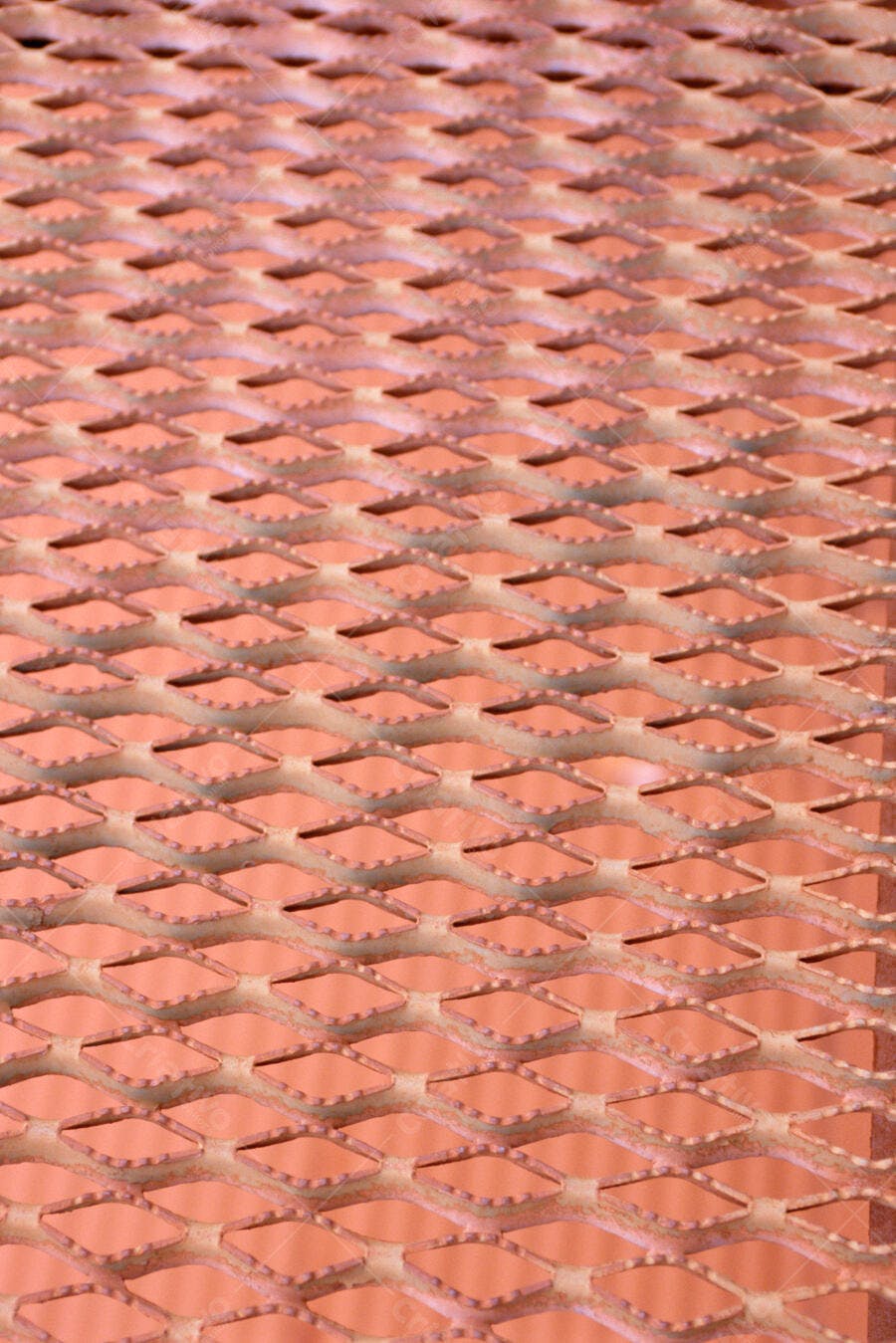 Grade metálica enferrujada textura detalhe