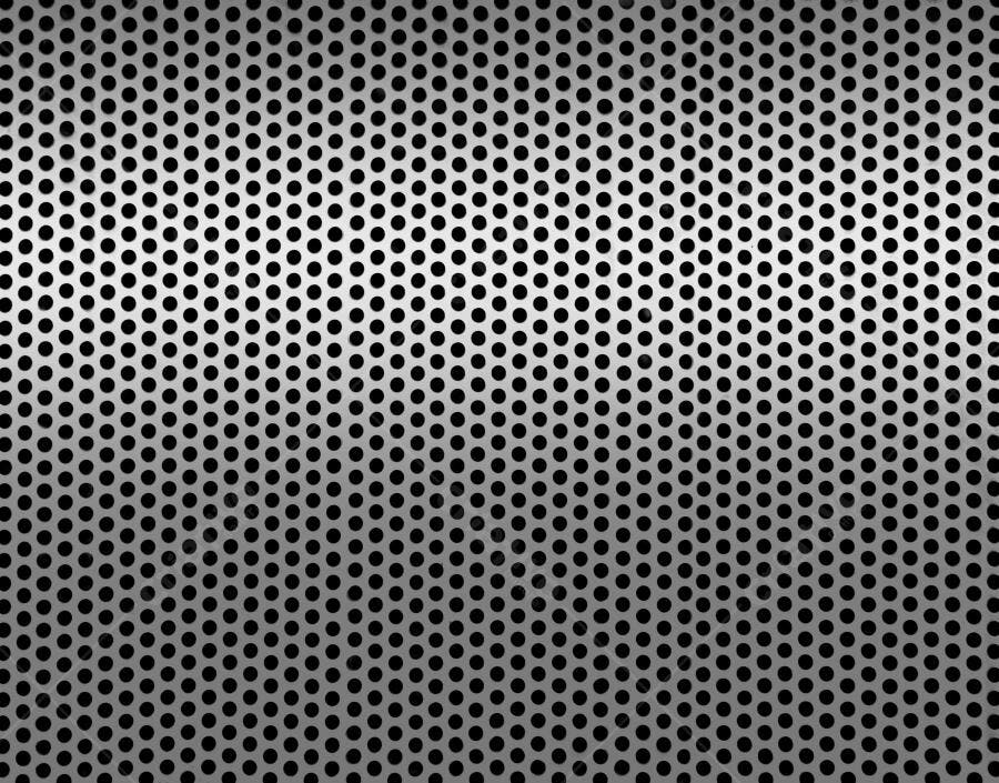 Textura Metalica Furada Prata