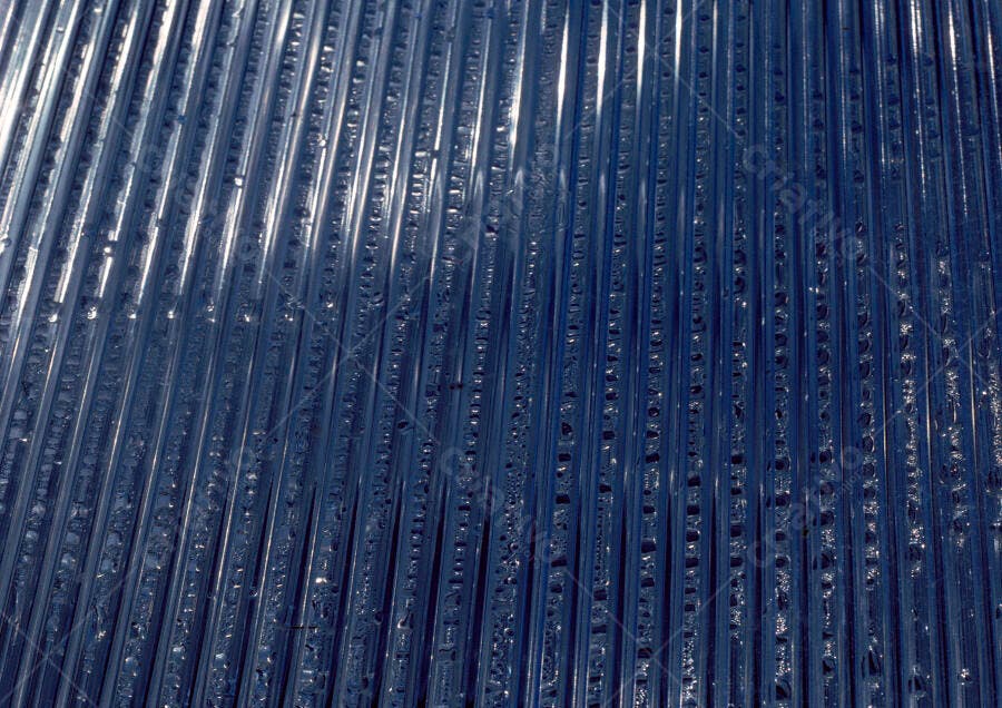 Textura azul de barras de vidro