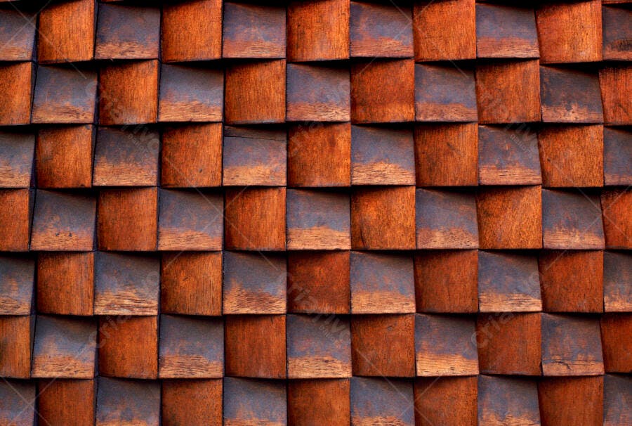 Textura de Madeira Marrom em Padrão Geométrico