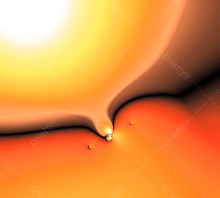 Abstração em tons de laranja e amarelo