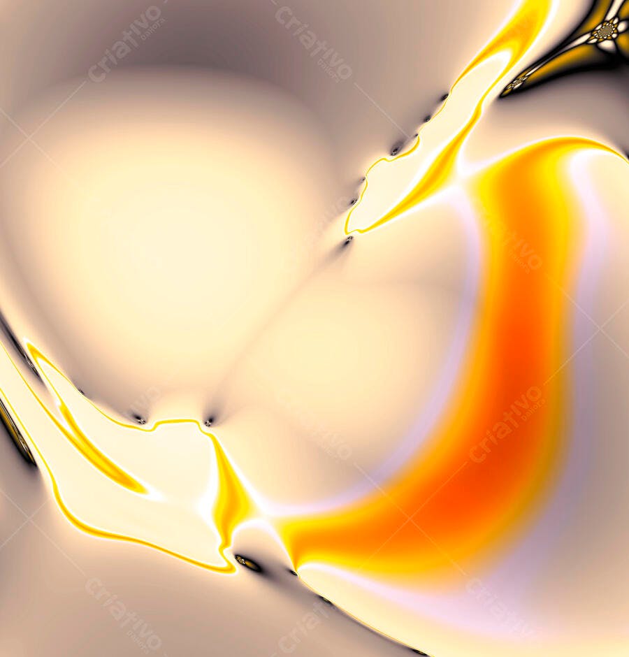 Abstrato fluido tons amarelo e laranja