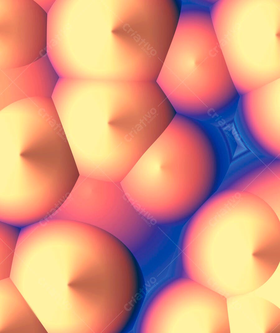 Padrão Abstrato Laranja e Rosa