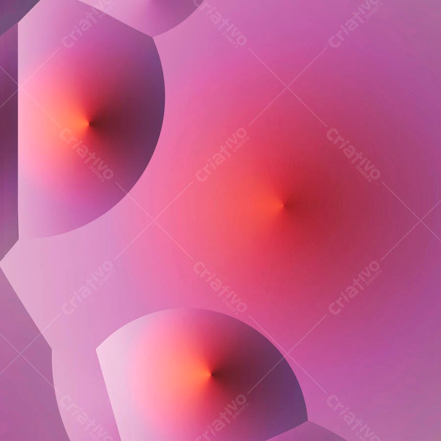 Abstração geométrica em tons rosa e laranja
